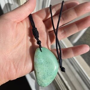 Jasper Pendant Necklace